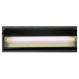 (BR) Black Under-Cabinet or Cubicle Task Light