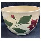 (A) Watt Pottery Bowl Starflower Pattern