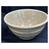 (A) Early Yellow Ware Bowl with Beehive Pattern