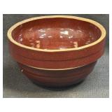 (B) Vintage Yelloware Stoneware Pottery Ribbed