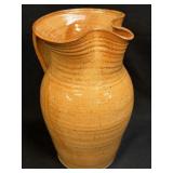 (D) Full Moon Pottery Handmade Pitcher Using a