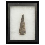 (D) Large 4.5" Spear Point Indian Artifact