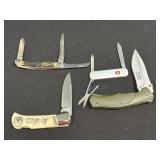 (SC) 4 Assorted Knives As Pictured