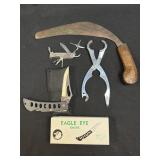 (SC) 4 Assorted Knives/Multi Tools As Pictured