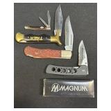 (SC) 4 Assorted Knives As Pictured