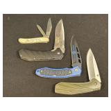 (SC) 4 Assorted Knives As Pictured