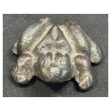 (B) VINTAGE ANATOMICALLY CORRECT CAST IRON FROG