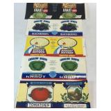 (B) 5 Unused Local Cannery Labels -Dobson and