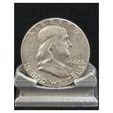 (SC) 1962 Silver Franklin Half Dollar 90% Silver