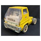 (C) Vintage Yellow Tonka Gas Turbine Car Carrier