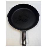 (D) 12 7/8" BSR Cast Iron Skillet NO 10 5 H-2