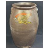 (D) 5 Gallon Stoneware Crock
