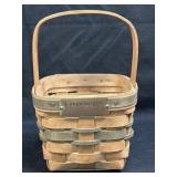 (A) Longaberger Basket  Christmas Collection 1986