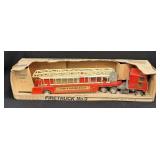 (C) Vintage Ertl Fire Truck 16" Hook & Ladder