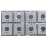 (SC) Eight Wheat Pennies As Pictured