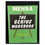(D) Mensa The Genius Workbook New Paperback Book