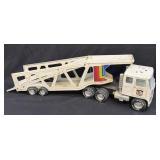 (C) VINTAGE NYLINT LARGE CAR CARRIER TOY TRUCK AS