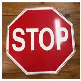 (F) Plastic Stop Sign 30"