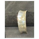 (SC) Sterling Silver Bracelet .75 Width Marked