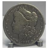 (SC) 1881 Morgan Silver Dollar 90% Silver