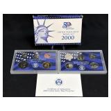 (SC) 2000 United States Mint Proof Set With COA