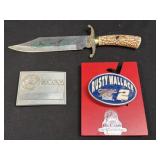 (B) 11" Fixed Blade Bowie Hunting Survival KKC