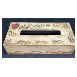 (A) Tissue Box Cover Wooden Box
