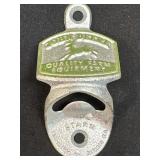 (A) Wall Mounted Bottle Opener John Deere