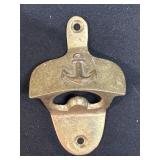 (A) Wall Mounted Bottle Opener Anchor Emblem