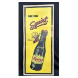 (A) Retro Style Squirt Sign Cardstock 11" X 24"