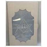 (G) Free Mason Casket Insert IOB