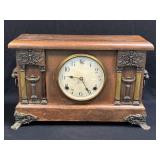 (B) Vintage Sessions Mantel Clock 16" X 19" X 6"