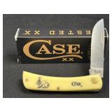 (SC) Case XX USA Smooth Yellow RABBIT Stainless