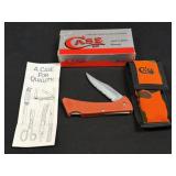(SC) Case XX Lockback Knife With Sheath IOB