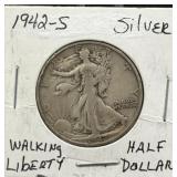 (SC) 1942-S Walking Liberty Half Dollar 90%