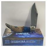 (SC) Pandora Swirl Rough Rider 5ï¿½ Closed NIB