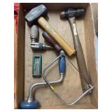 Tray Lot Of Assorted Tools Including Drilling