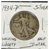 (SC) 1934-P Walking Liberty Half Dollar 90%