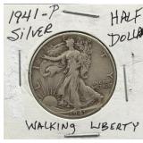 (SC) 1941-P Walking Liberty Half Dollar 90%