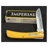 (SC) Imperial Schrade Sod Buster Yellow Handle