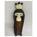 Vintage Wooden Hand Carved Indian Sculpture 10ï¿½