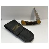 (SC) Buck Lockback Knife with Sheath