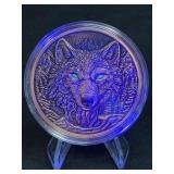 (SC) 5 ADVP Ounces.999 Fine Copper Wolf Glow in
