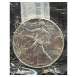 (SC) 1986 American Eagle Silver Dollar 1 Oz Fine
