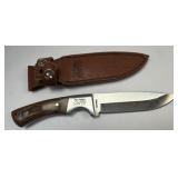 (SC) NWTF Knife with Leather Sheath IOB