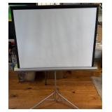 (E) Vintage Projector Screen 39.5ï¿½ Wide