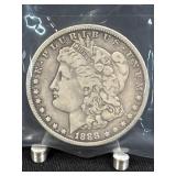 (SC) 1888-S Morgan Silver Dollar Tough Date 90%
