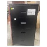 (BR) 4 Drawer Metal Filing Cabinet 53? x 30? x