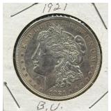 (SC) 1921-P BU Morgan Silver Dollar 90% Silver