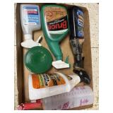 Assorted Cleaning Supplies & Weed Killer